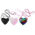 thumbnail image 1 of Heart Shape Coin Purse Women Assorted Coins 3Set, 1 of 4
