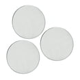 thumbnail image 1 of AMLESO 3 Pcs Plaque Miroir Robuste Accessoires Photo Décoration Réflecteur Décoration Maison Ronde 10cm, 1 of 7