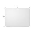 thumbnail image 2 of WorkOnIt 36" x 48" Office Desk Chair Floor Mat for Hardwood Floors, Clear, 2 of 5