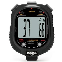 Ultrak 430 Pitch Counter & Pitch Speed with 2 Memory Stopwatch - Black