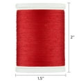 thumbnail image 2 of Hello Hobby Raspberry Red 100% Polyester All Purpose Thread, 300 Yards, 2 of 5