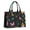 Black Pink Blue, variant on Large Capacity Tote Bag,Beige Butterfly Pattern Handbag Fashion Luxury Tote Bag,15.7"x13"x 5.1" Inches,Laptop Compatible