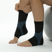 Copper Fit ICE Plantar Fascia Foot Compression Sleeve | Menthol Infused|1 Pair |Unisex | L/XL