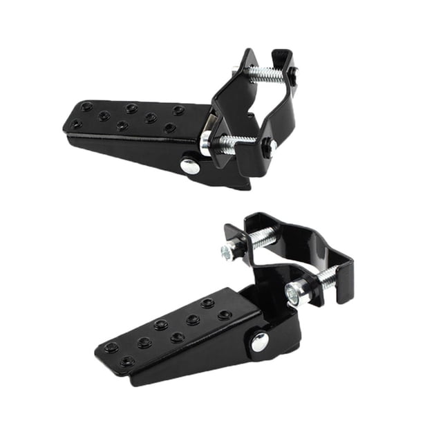 Reposapiés de motocicleta Baoblaze Universal Negro Plegables