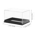 thumbnail image 2 of SHISUYAN Transparent Display Case for Specimens Minerals Craft Storage Versatile Multi Use Plastic Box 4 Pieces, 2 of 7