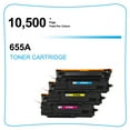 thumbnail image 2 of Cool Toner Compatible Toner Replacement for HP CF451A CF453A CF452A52 655A M653dn M653x M653 MFP M681dh M682z Printer（2 * Cyan,2 * Magenta,2 * Yellow, 6-Pack), 2 of 7