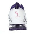 thumbnail image 5 of Womens Cheeks Air Trac Trainer Athletic Shoes - White/Pink/Purple, 5 of 6