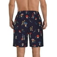 thumbnail image 3 of Kll Mushrooms3 Men'S Casual Summer Beach Shorts Hawaiian Shorts With Pockets-Xx-Large, 3 of 9