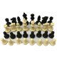 thumbnail image 2 of Ajedrez 6,4 cm King Chessmen Adultos Niños Figuras de ajedrez de plástico Juego de torneo de juguete 32 piezas Methold  FN0081-00B, 2 of 6