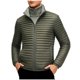 thumbnail image 2 of Ceisia Men's Winter Warm Stand Collar Zipper Cardigan with Pockets Windproof Water Gift Repellent Lightweight Puffer Jacket, 2 of 8