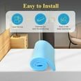 thumbnail image 5 of CL.HPAHKL 3 Inch Gel Memory Foam Mattress Topper, Soft Mattress Pads for Sleeper Sofa, RV, Camper, CertiPUR-US Certified, King, 5 of 6