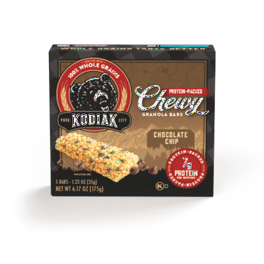 2X - Kodiak Chocolate Chip Chewy Granola Bars