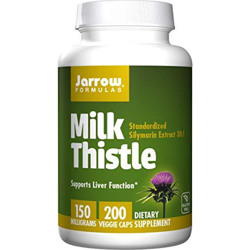 Jarrow Formulas Milk Thistle (Silymarin Marianum), Promotes Liver