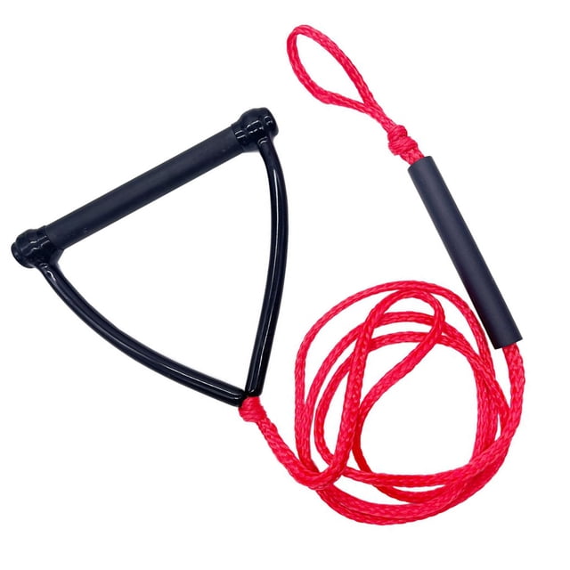 Toystoory Cuerda de esquí acuático PP PE, portátil, con mango de 24 pies, para deportes acuáticos, surf, surf, Longboard, Wakeboard, esquí, Deportes acuáticos
