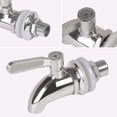 thumbnail image 3 of Beverage Dispenser Tap Stainless Steel Replacement Tap Juice Rotary Tap Beer Tap Water Dispenser Tap Wine Barrel Faucet 16mm For Glass Container, 3 of 5