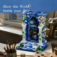 thumbnail image 3 of SALYWEE Creative Art Famous Paintings Starry Night Gate 1745pcs Micro Building Blocks Set, 3 of 10