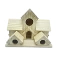 thumbnail image 4 of Casa para pájaros de madera para exteriores, para pájaros rústica para exteriores, habitación para pájaros, nido de colibrí para patio trasero,, 4 of 8