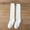 White, variant on Women's Cotton Knee High Socks, Casual Solid Color Knit Long Stockings, Soft and Breathable Athletic High Tube Socks, Assorted Colors, Blue, One Size