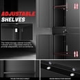 thumbnail image 4 of DNA Motoring 71" Black Lockable Metal Storage Cabinets w/ Drawers & 2 Adjustable Shelves, 4 of 7