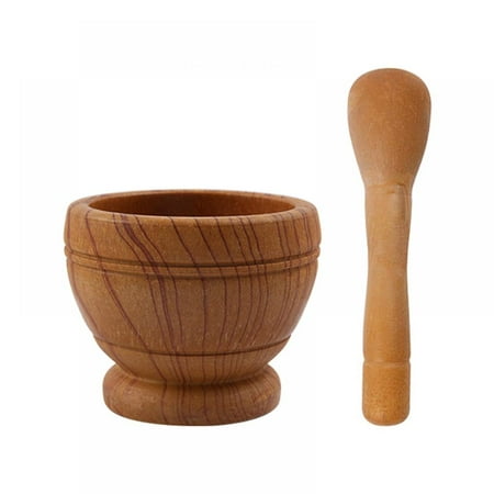 

Mortar and Pestle Set - 4.3 Inch 1.5 Cup Capacity Great for Guacamole Spice Cooking Tools Supplies easy to clean