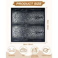 thumbnail image 3 of Women's Leopard Print Bandanas 3 Pack 35” Wrap Neck Silk Headscarf Satin Square Head Scarf, 3 of 7