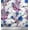 Blue, variant on Soimoi Cotton Duck Fabric Leaves & Clover Flower Print Fabric by The Yard 42 Inch Wide