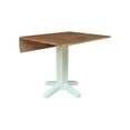 thumbnail image 4 of Solid Wood 36" Square Dual Drop Leaf Dining Table - Multi-Color, 4 of 9