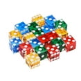 thumbnail image 4 of QUSENLON Precision Dice 19mm Acrylic Transparent six Sided Casino for Sharp Straight Cor, 4 of 16