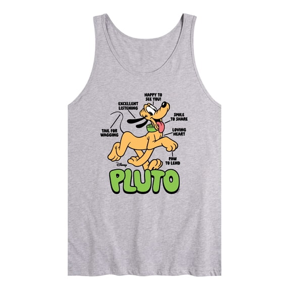 Disney - Pluto Diagram - Men's Sleeveless Graphic Tank