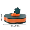 thumbnail image 2 of BotaniNest Rotating Snack Platter With Lid Perfect Dip And Serving Tray For Parties Picnics And Travel, 2 of 5