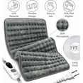 thumbnail image 4 of Geniani Electric Heating Pad for Back Pain Relief, Heat Pad with 6 Heat Settings & 4 Timer Presets, Auto Shut Off, Machine Washable, Ultra Soft Hot Pad, (12"x24", Navy Gray), 4 of 7
