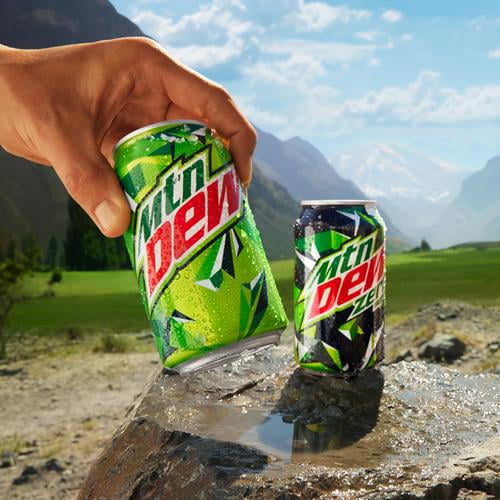 2X - Mountain Dew Baja Blast Zero Sugar Soda Cans