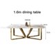 thumbnail image 1 of Light Luxury Dining Table Modern Minimalist Nordic Wall Rectangular Table Desk Center Salon Mesa De Jantar Home Furniture GM My Lux Decor Round, 1 of 16