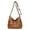 Brown, variant on Worallymy Ladies Cross Body Bag Messenger Large Over Shoulder Handbag Long Strap Black