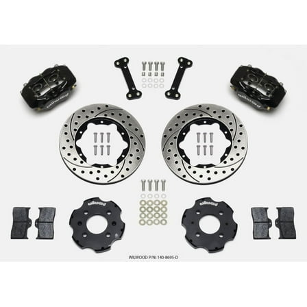Wilwood Forged Dynalite Front Hat Kit 11.00in Drilled Integra/Civic w/Fac.240mm Rtr