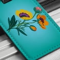 thumbnail image 6 of Wildflowers Wild Flowers Spring Nature Faux Leather Travel Luggage Tag, 6 of 7