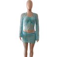 thumbnail image 4 of Soutien-gorge Cardigan Mini Jupe Dos Nu Découpé Clubwear Vêtements, 4 of 9