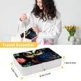 thumbnail image 5 of Owt Portable PU Leather Jewelry Organizer with Removable Compartment, Storage Box, Necklace Holder, and Travel Organizer, 5 of 6