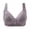 Purple, variant on Lolmot Bras for Women Plus Size Bras for Mature Large Breasts Comfort Bras Push Up Bras Sexy Non Wired Support Bras Fashion Comfortable Breathable Gathers No Rims Bras Everyday Underwear