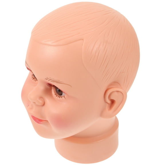 OUNONA Display Children Mannequin Head Multi PVC 1Pcs for Hat