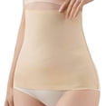 thumbnail image 4 of FASHOFT Beige Tummy Control Shapewear For Women Thin Cross Front Seamless Waist Trainer Wrap Lower Belly Smoothing Lightweight Compression Belt Waist Shapewear XXXL, 4 of 9