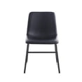 thumbnail image 3 of Set de 4 Sillas de Comedor Tapizado de Ecocuero negro, 3 of 8