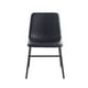 thumbnail image 3 of Set de 4 Sillas de Comedor Tapizado de Ecocuero negro, 3 of 8