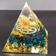 thumbnail image 1 of Generador De Energía Pirámide de orgón Cristal Amatista Peridoto Piedra curativa Generador de energía (B) Wdftyju Libre de BPA, 1 of 3