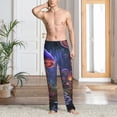 thumbnail image 2 of Hirioo Jungle Path Glowing Mushrooms for Women's PJ Pajama Pants Sleep Pants Women's Home Trousers with Pockets,S-3XL-Small, 2 of 6