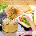 thumbnail image 5 of 1400ml Clear Glass Saucepan with Lid, Heat Resistant Stovetop Cooking Pot, Transparent Soup Pot for Gas and Electric Stoves, 5 of 6