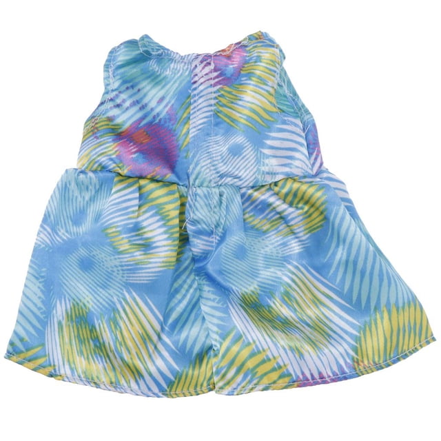 sin mangas floral de moda para regalo de niña de muñeca americana AG de 18 pulgadas Azul Baoblaze Faldas de muñeca para muñeca de 18 pulgadas