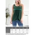 thumbnail image 6 of PARNIXS Summer Women's Maternity Nursing Tank Top Sleeveless Comfy Breastfeeding Clothes(3-Pcs),2XL, 6 of 7