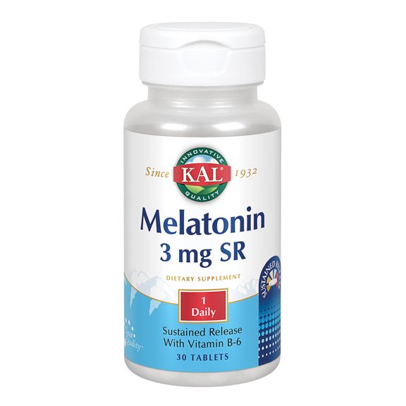 Melatonin 3mg Sustained Release Kal 30 Tabs