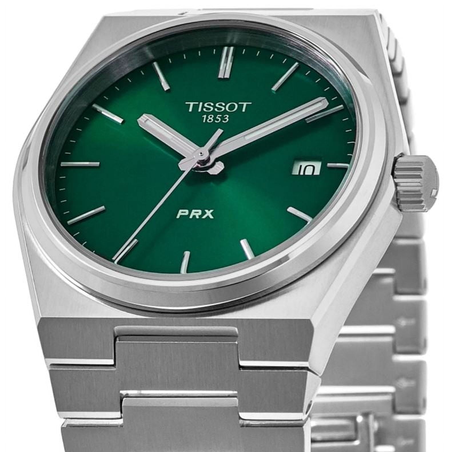Tissot Women's PRX 1853 Swiss Watch, 35mm Green Dial